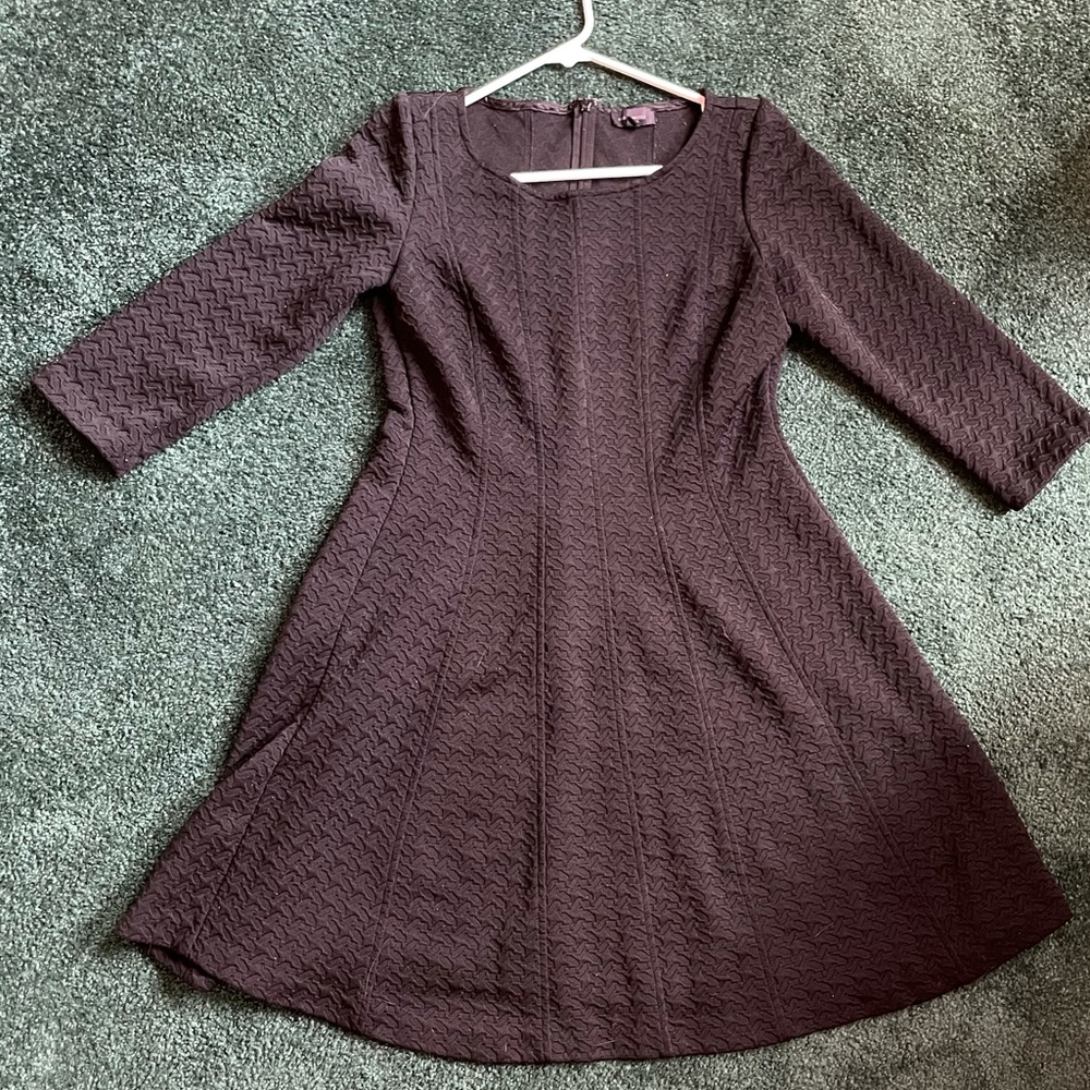 GUC The Limited Black Houndstooth Pattern Dress